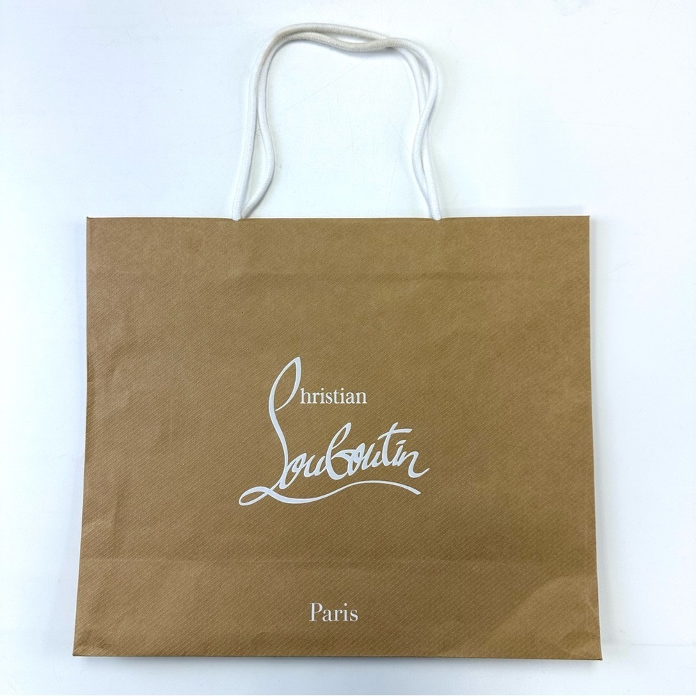Christian Louboutin Kraft shopper red lined